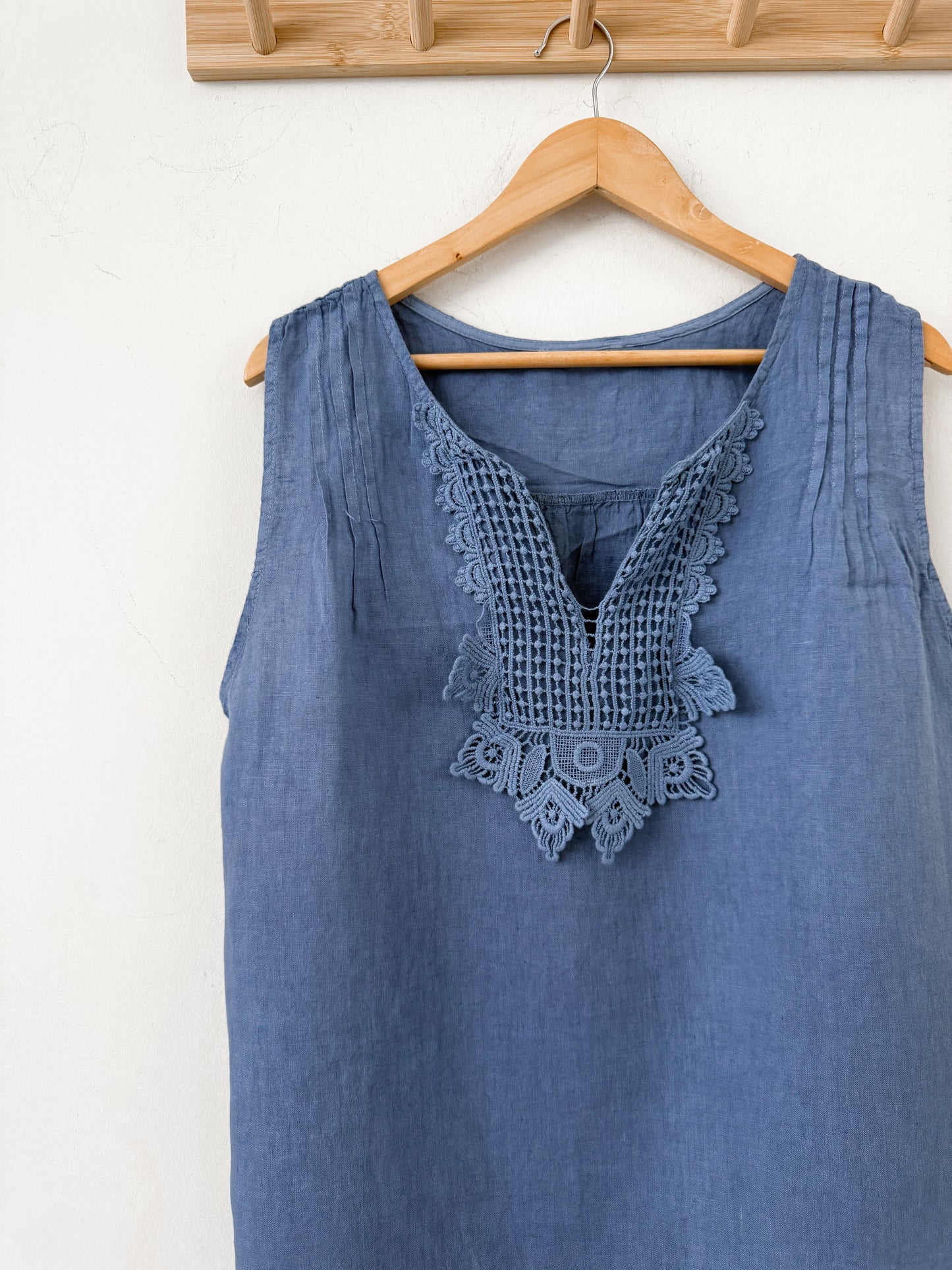 Μπλούζα 100% λινο ERITIA blue