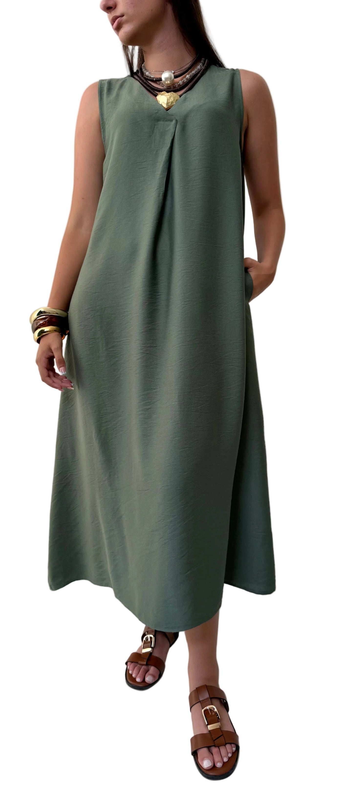 Φόρεμα CASSIE olive