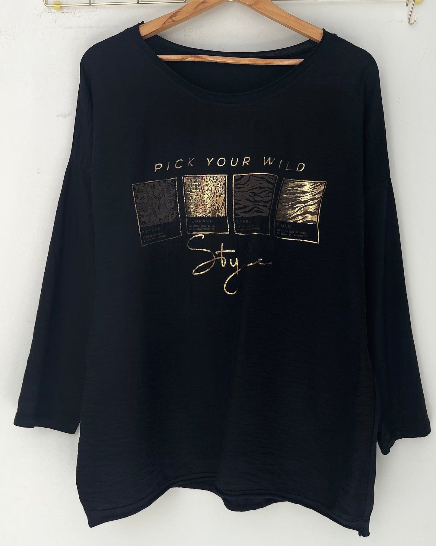 Μπλούζα WILD black