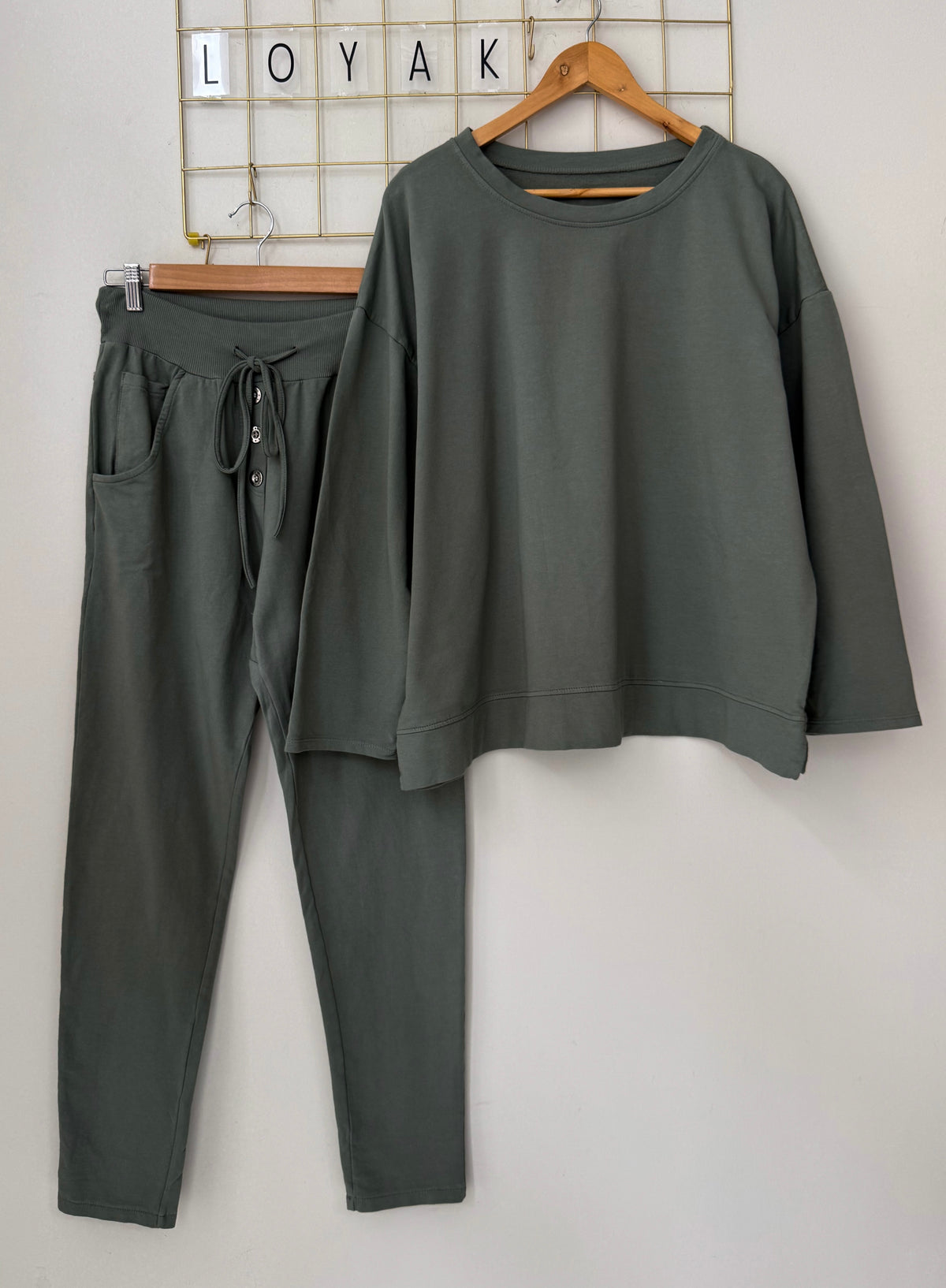 Σετ βαμβάκι LOTTO khaki