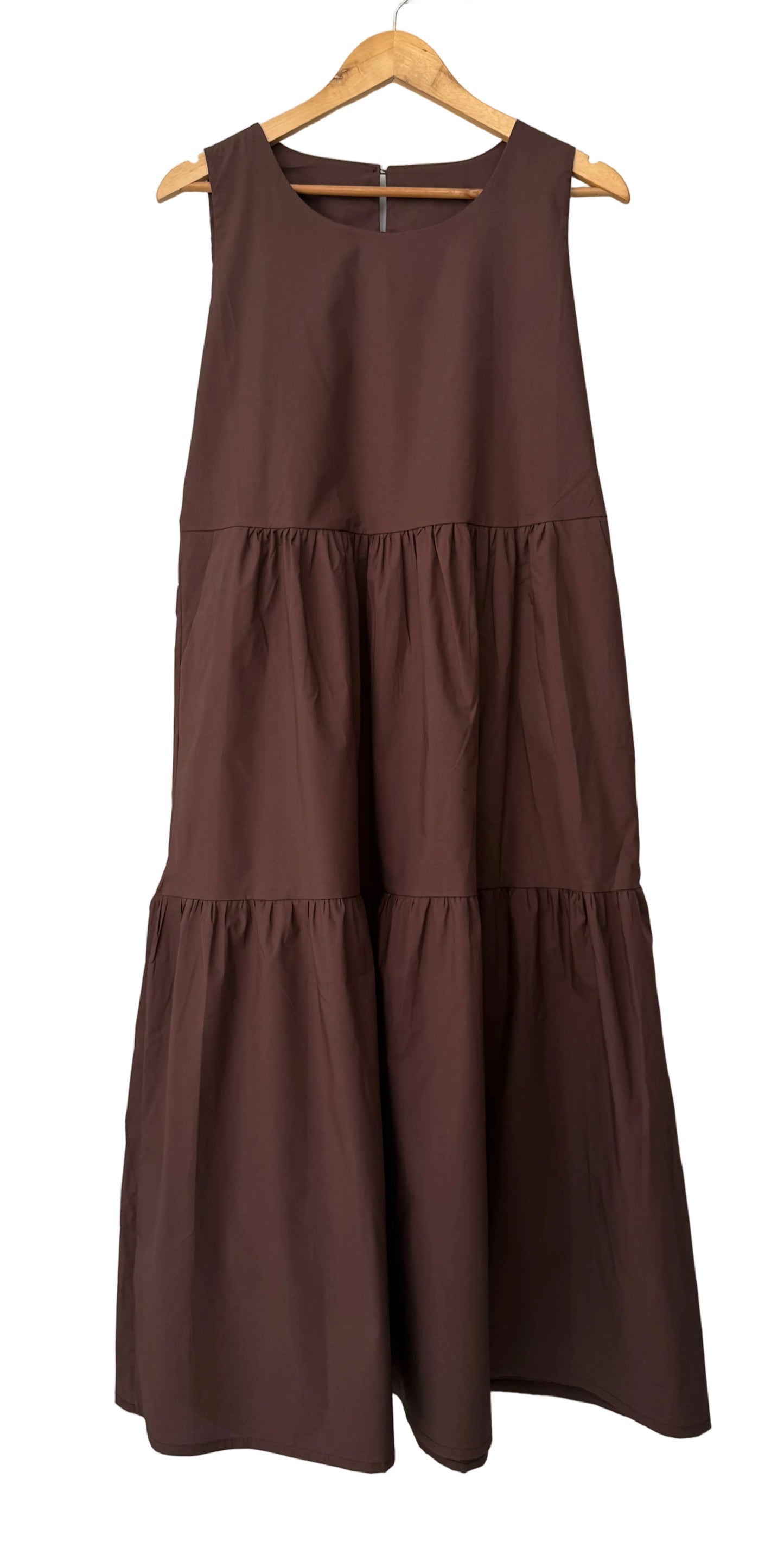 Φόρεμα ποπλίνα CISTO brown