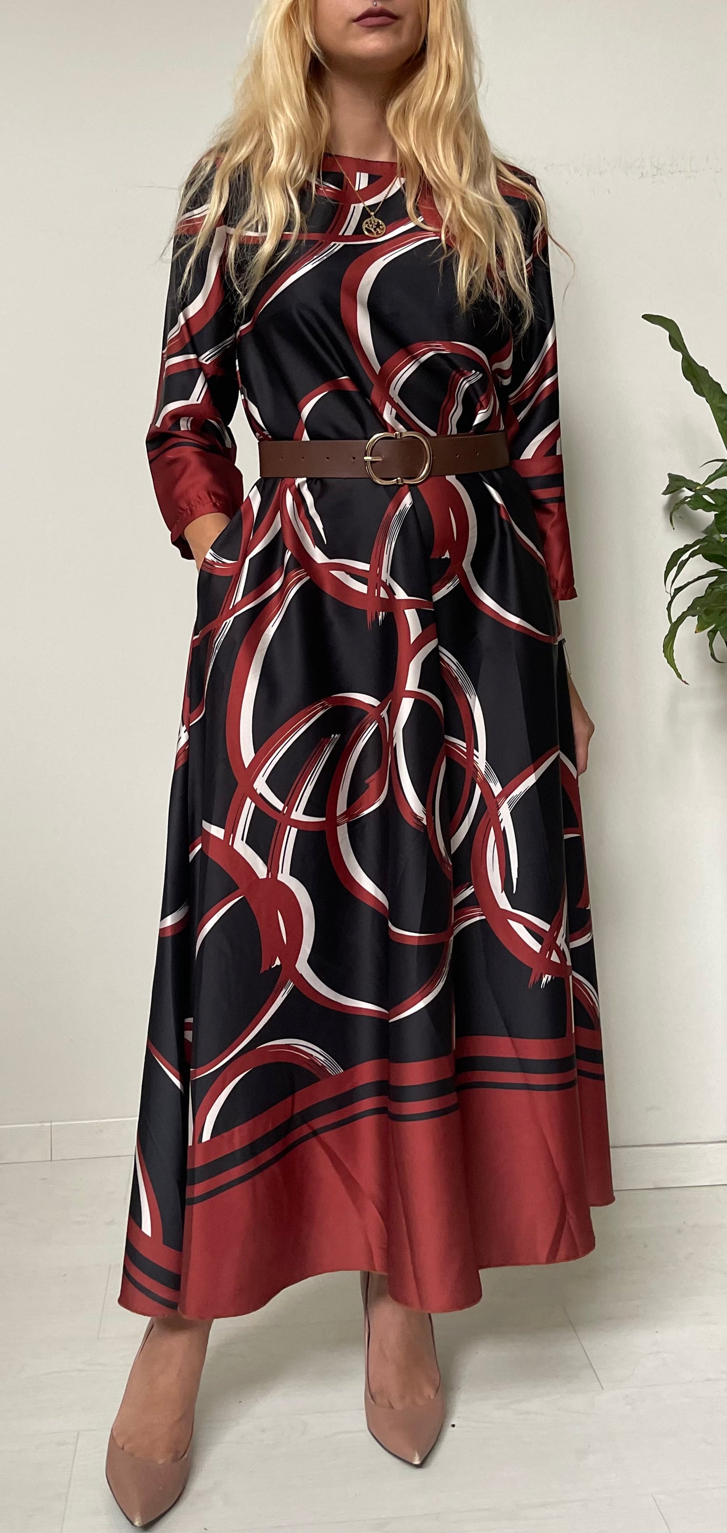 Φόρεμα RINGS multi black