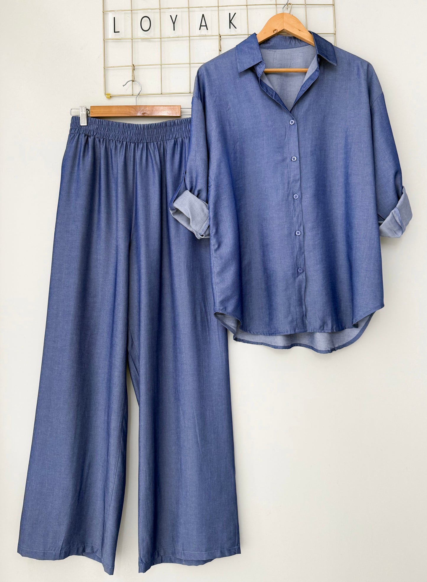 Set NIETA blue jean