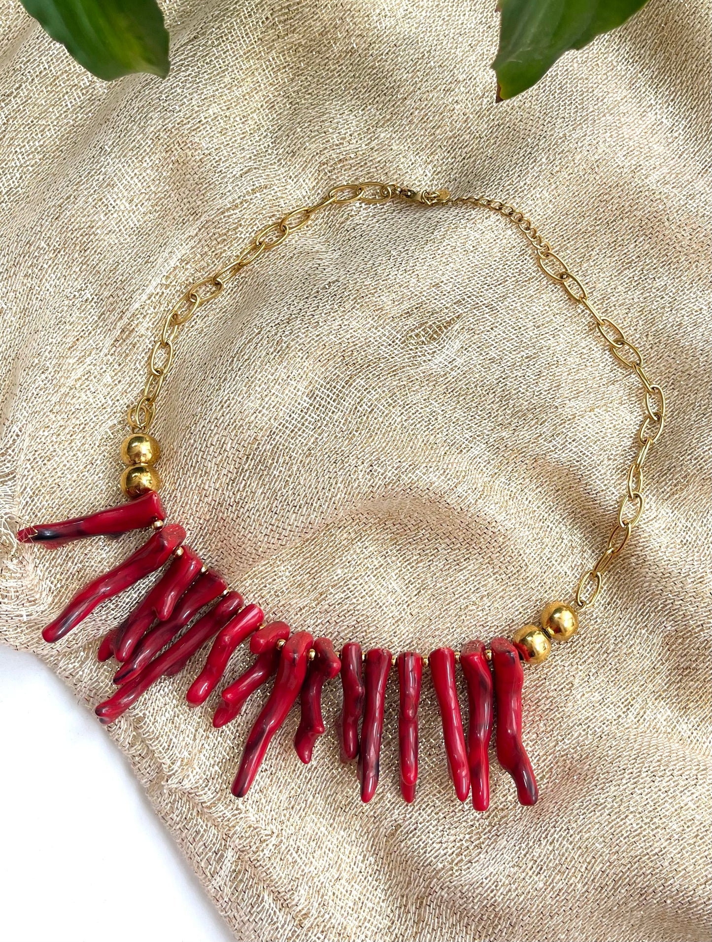 Κολιέ DAZZLING red