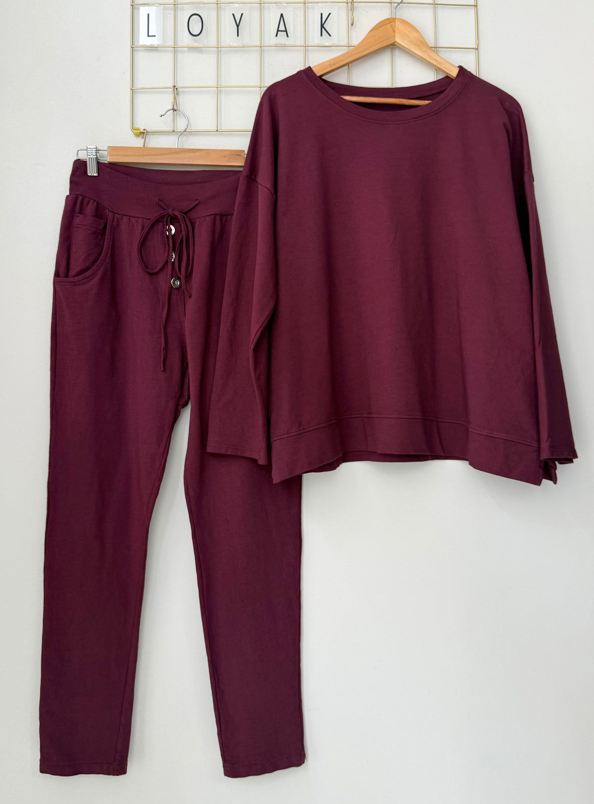 Σετ βαμβάκι LOTTO burgundy