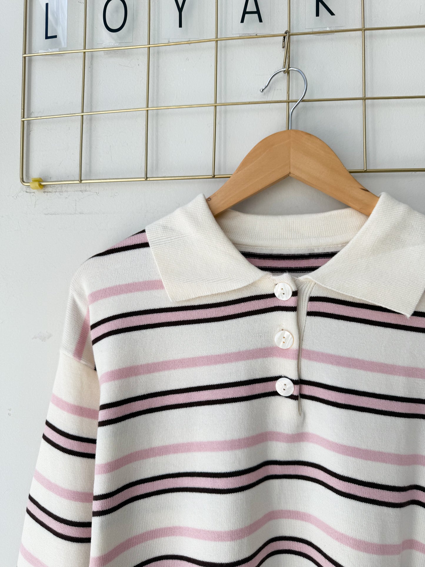 Μπλούζα με γιακά ORLANDO white