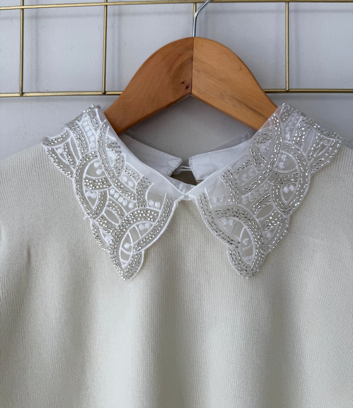 Μπλούζα με κεντημένο γιακά LIBRE yellow