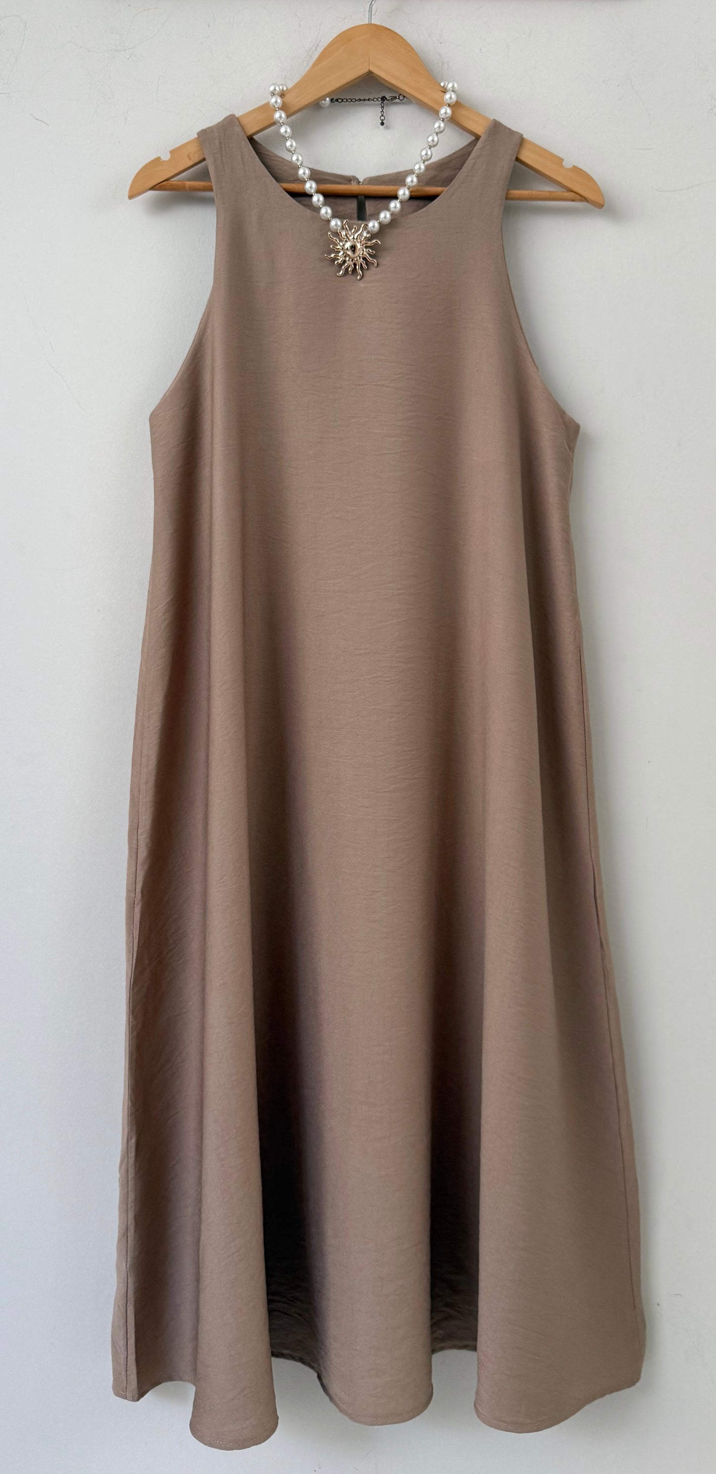 Φόρεμα midi SANIA mocha