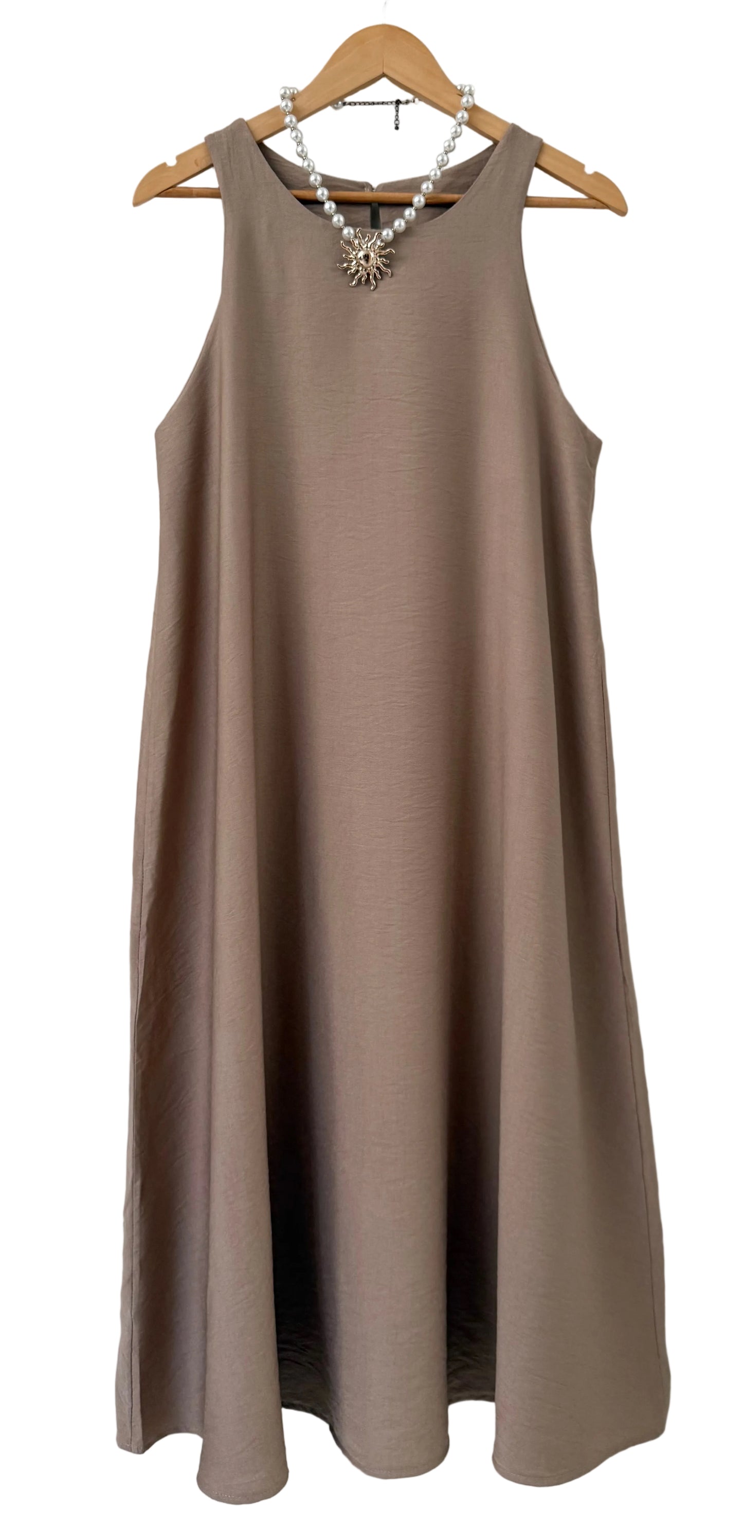 Φόρεμα midi SANIA mocha
