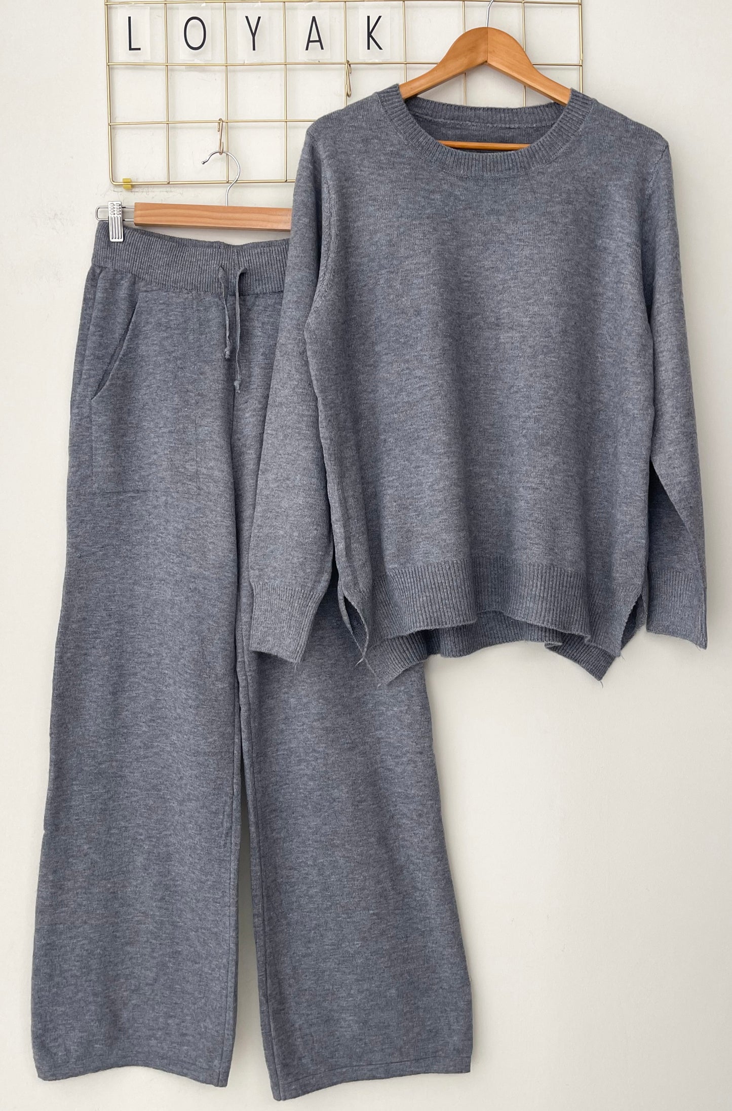 Set πλεκτό DERBY grey