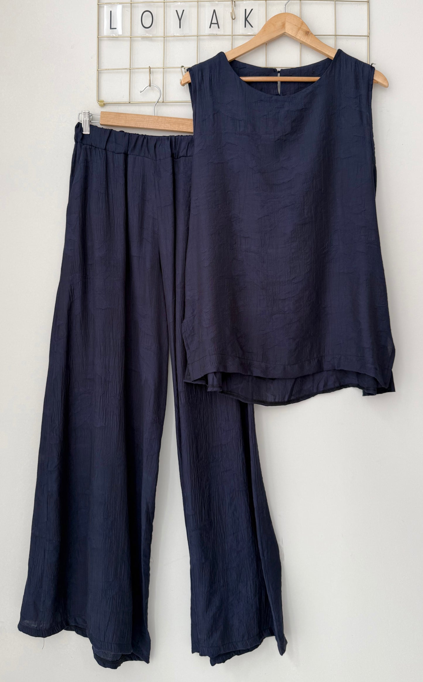 Σετ βισκόζη MANDY navy blue