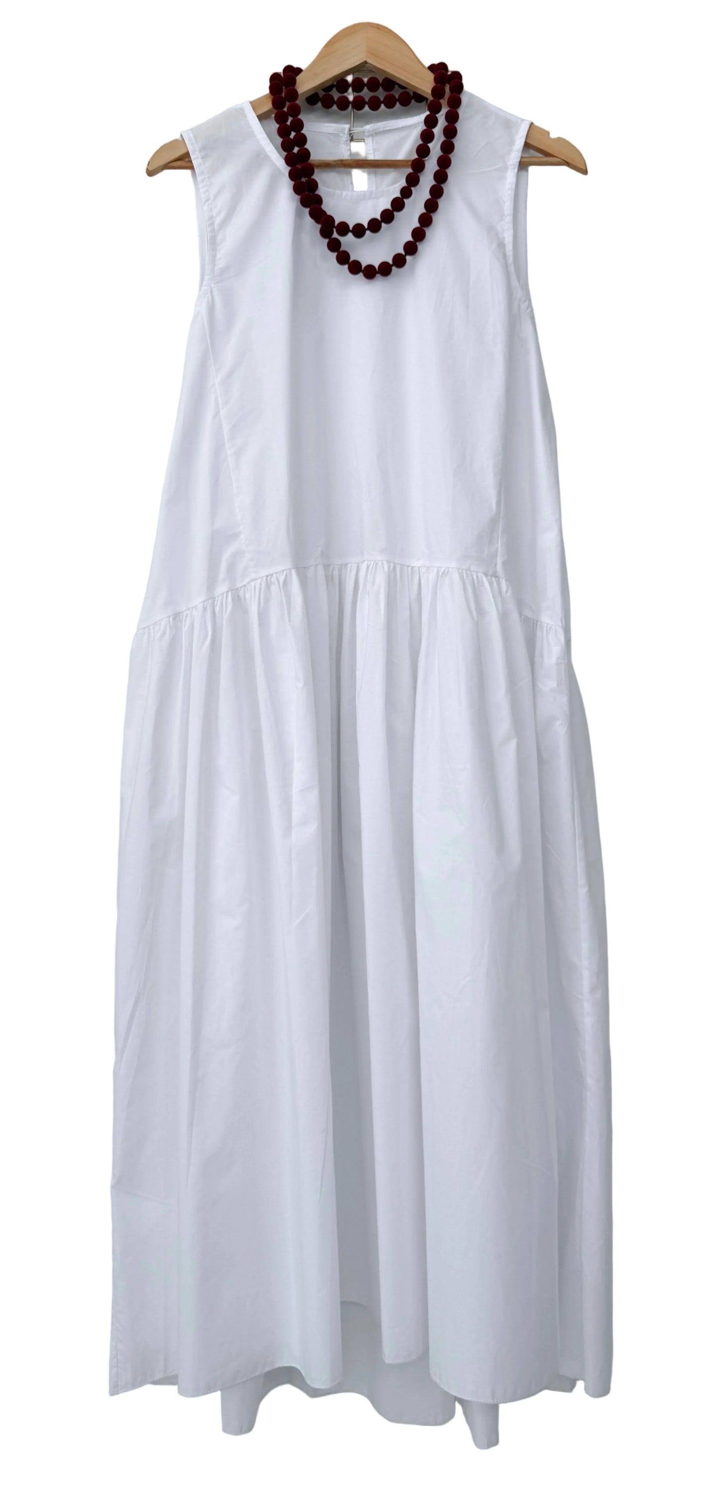 Φόρεμα ποπλίνα SIA white