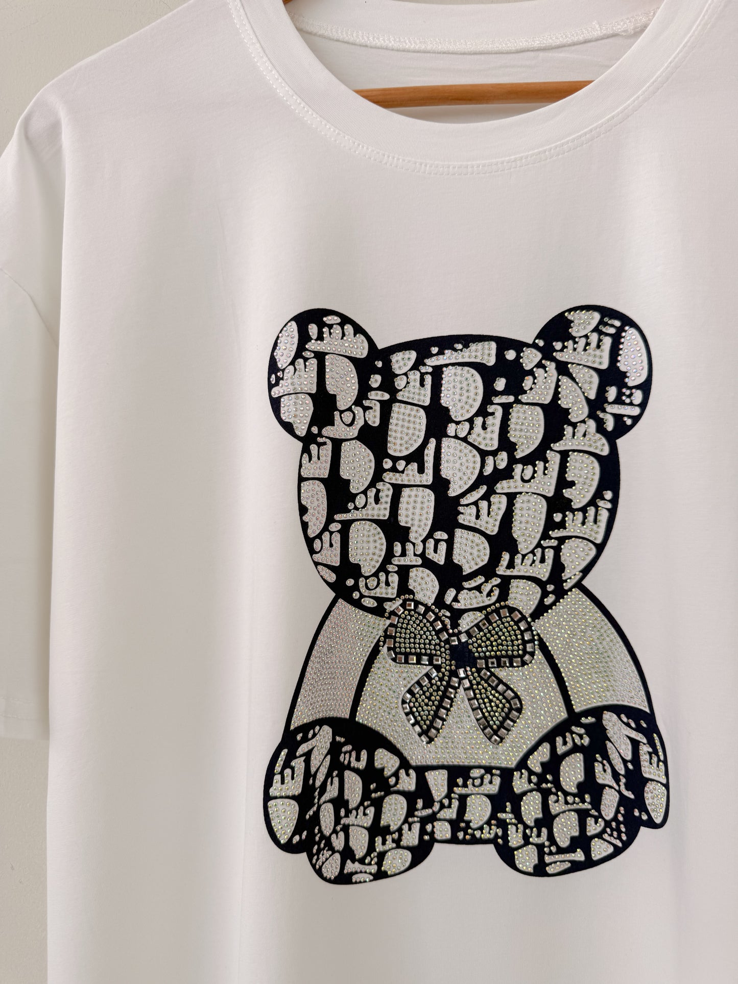 T-shirt με σχεδίο BEAR white