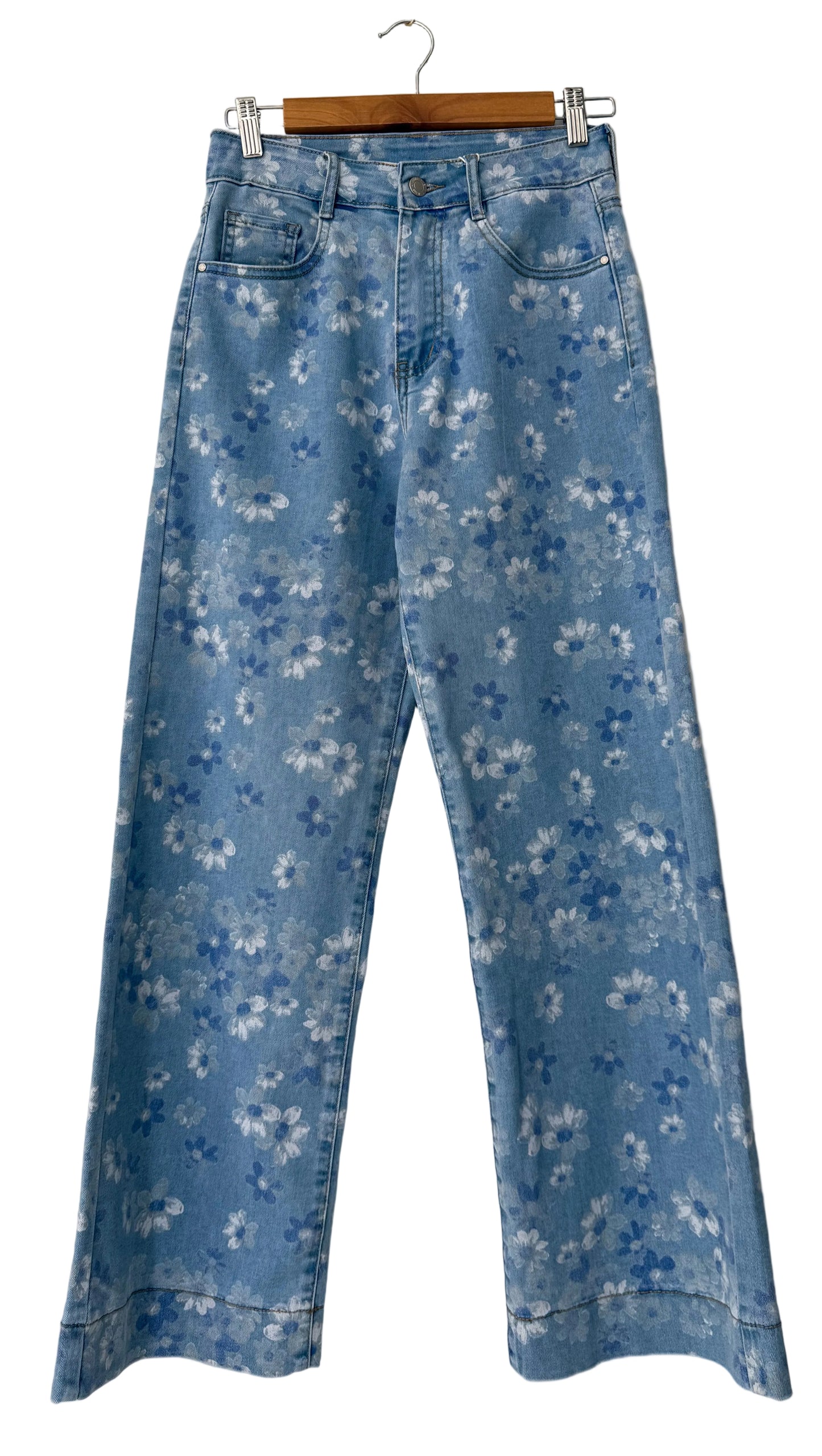 Παντελόνι Jean FLOWER blue