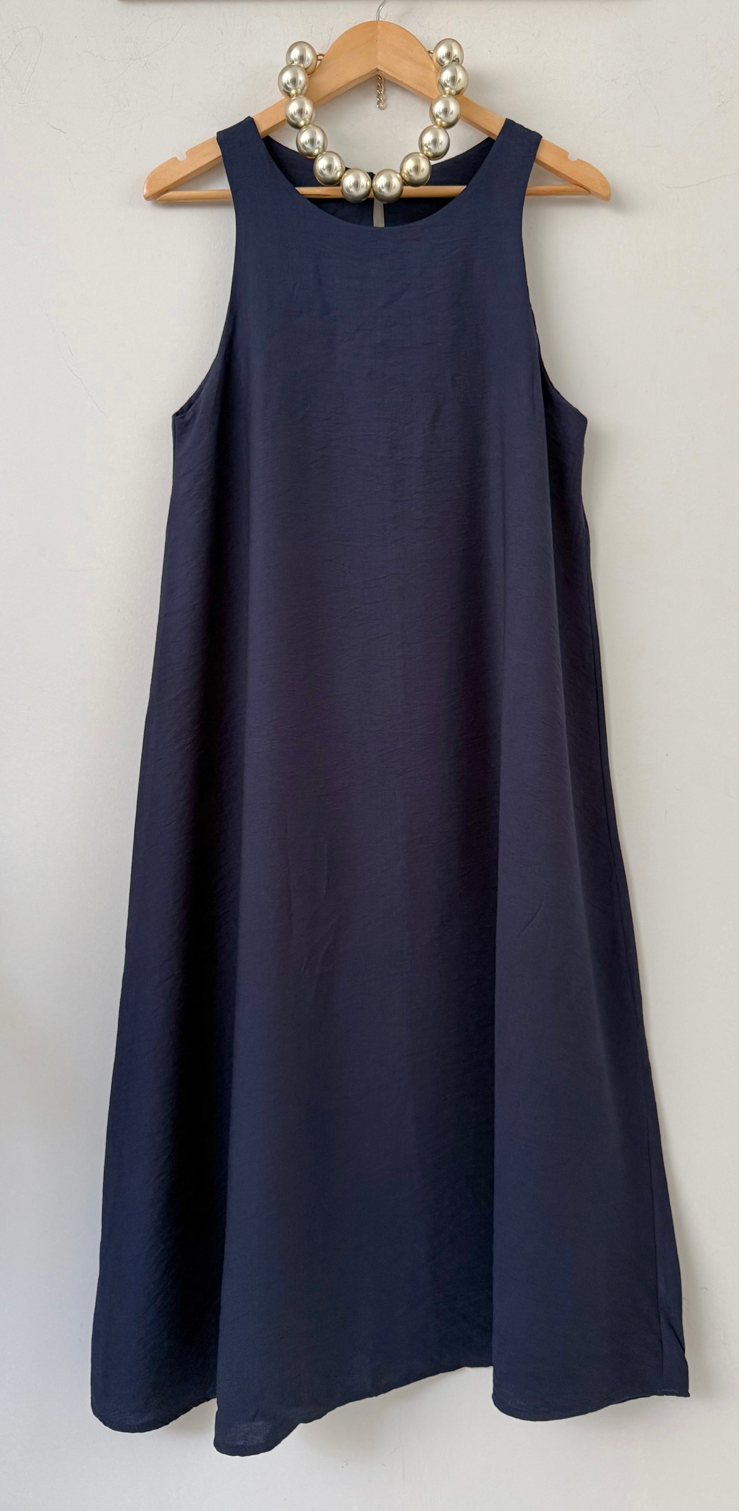 Φόρεμα midi SANIA navy blue