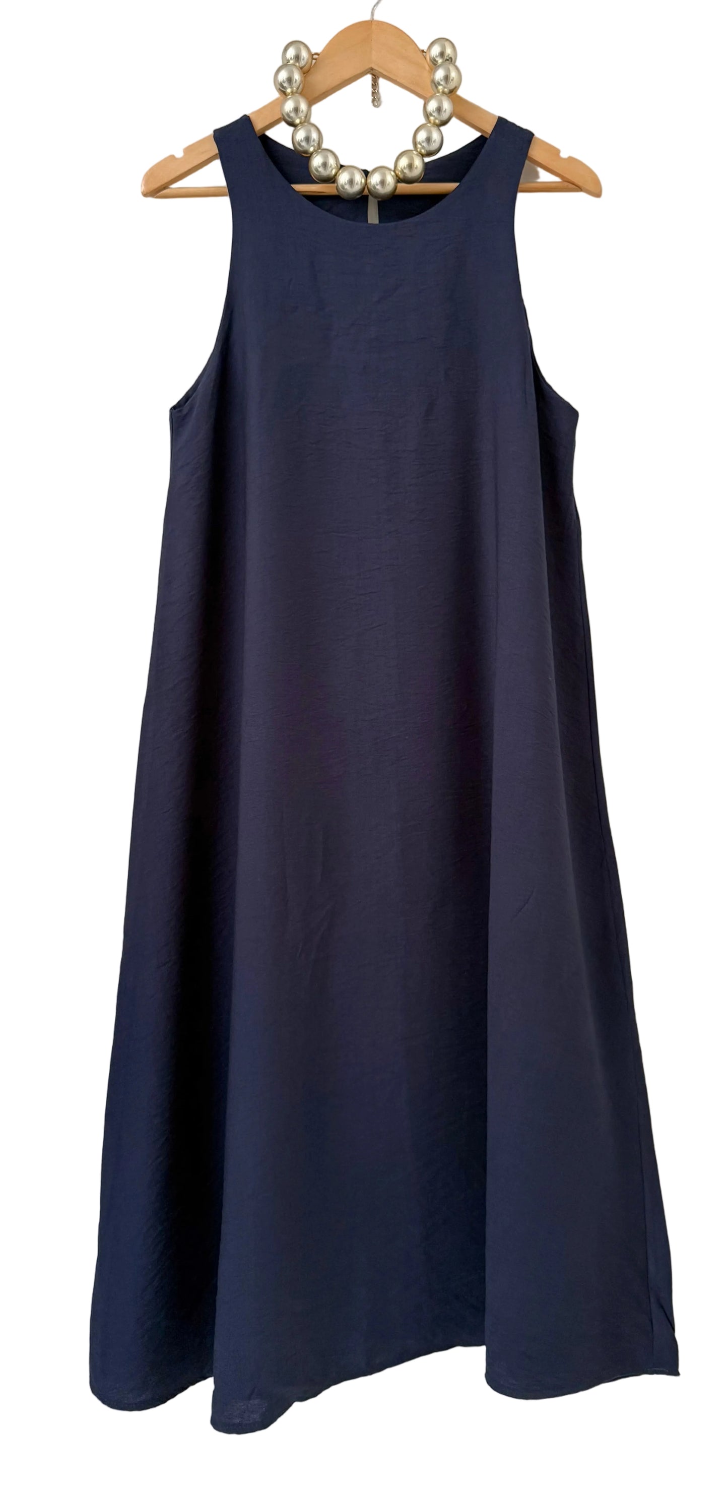Φόρεμα midi SANIA navy blue