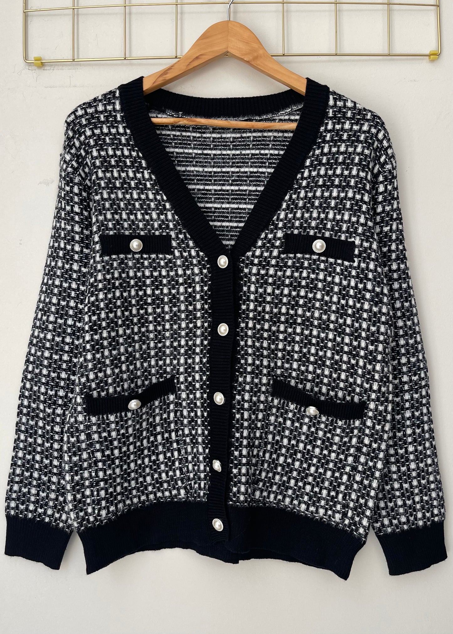 Ζακέτα NUTMEG black/white