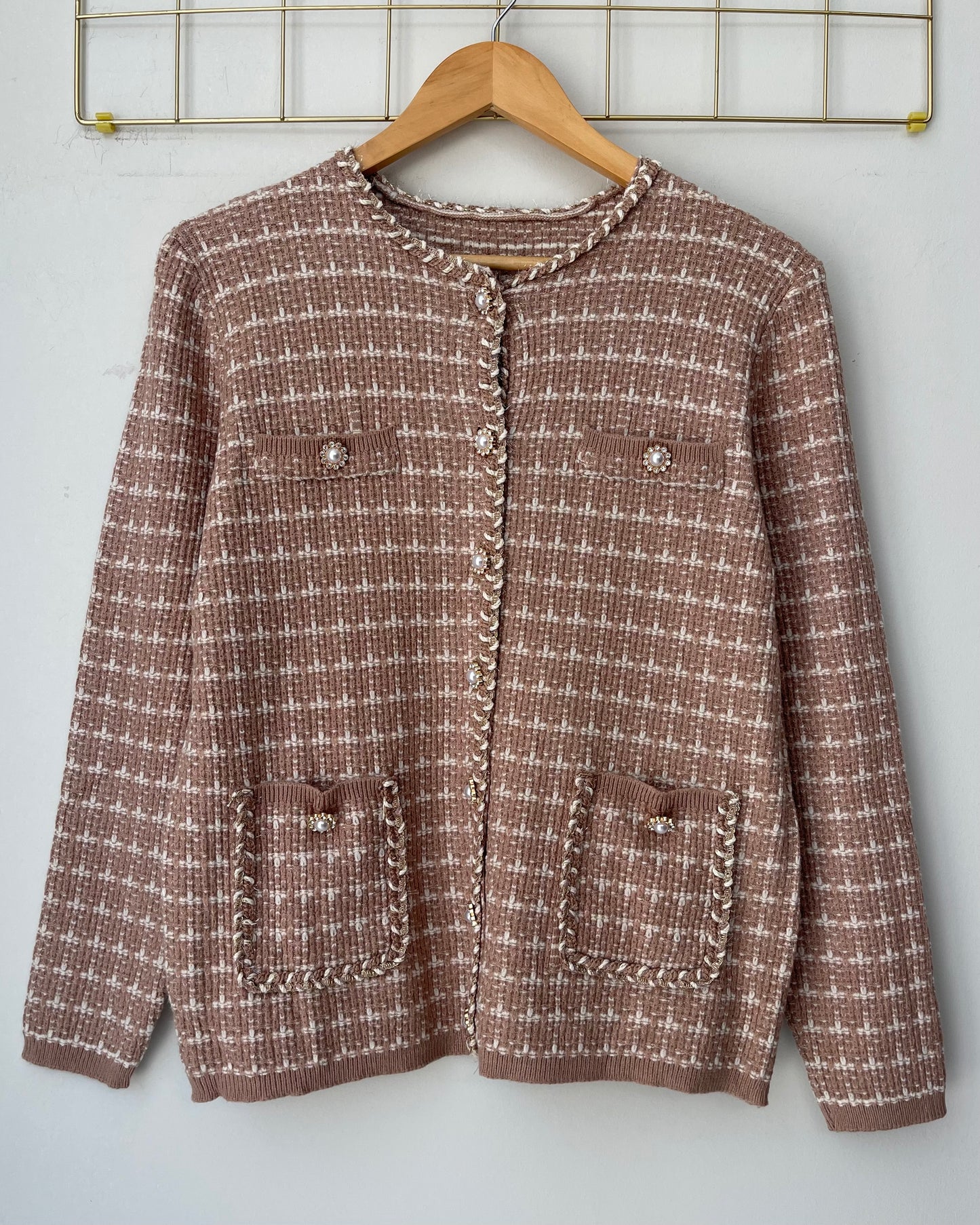Ζακέτα PRANCE brown/beige
