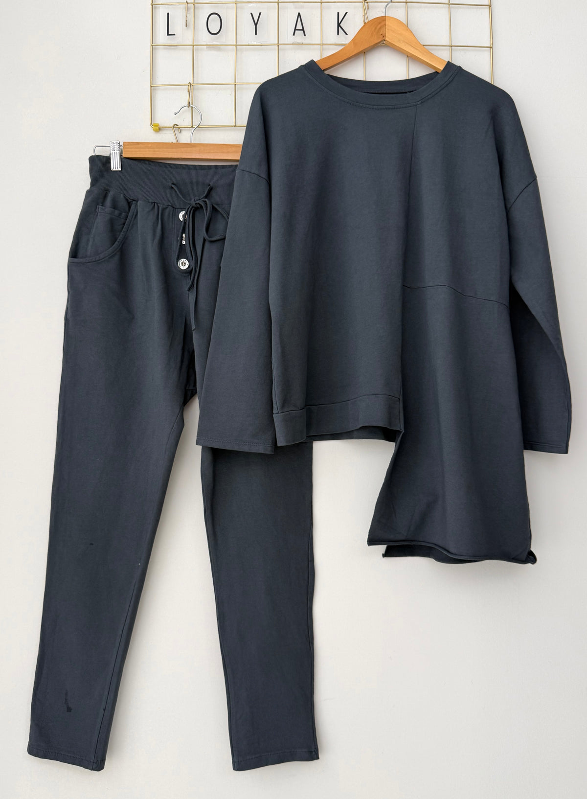 Σετ βαμβάκι ARMANDI dark grey