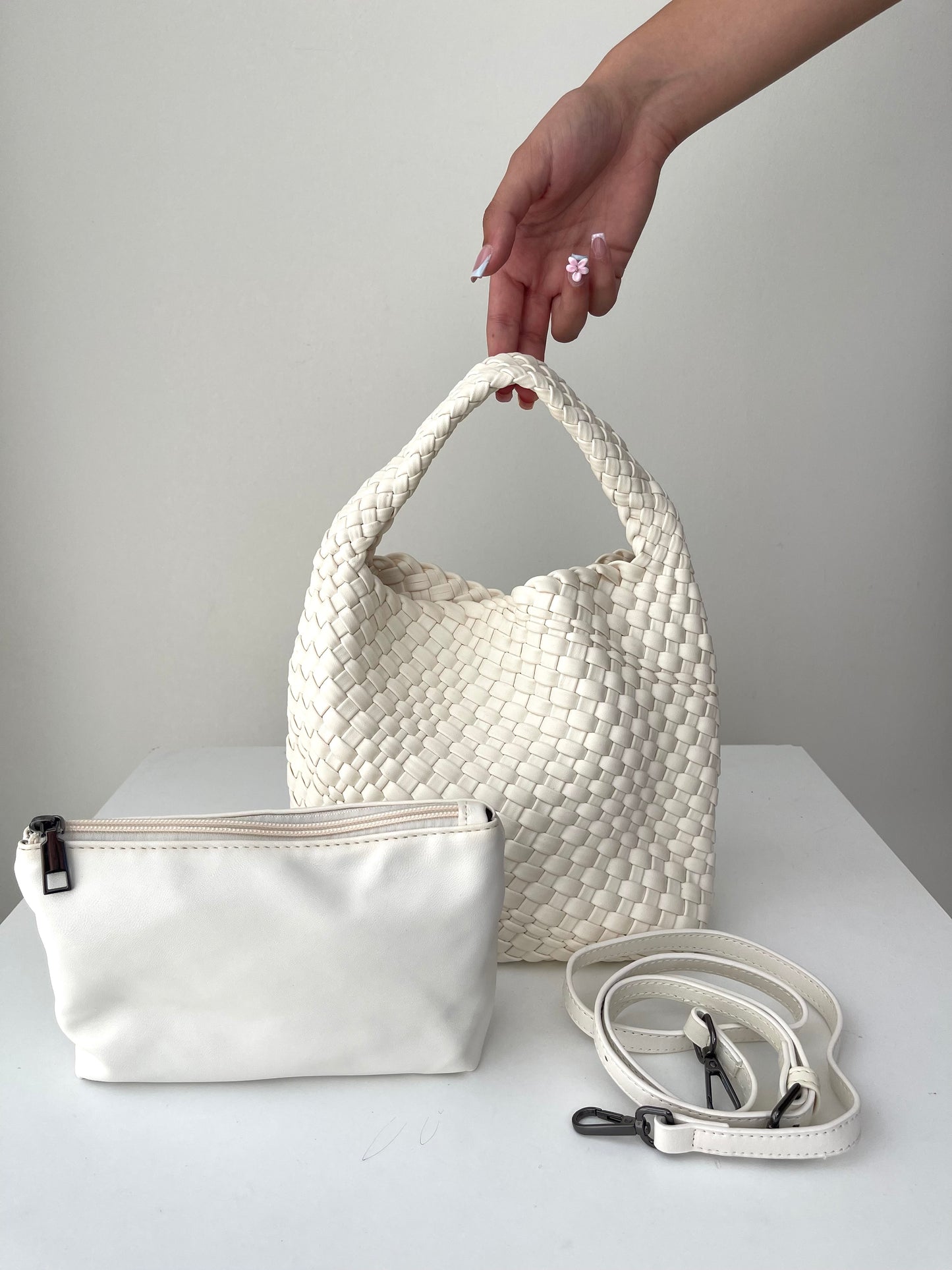 Τσάντα POLLY off white