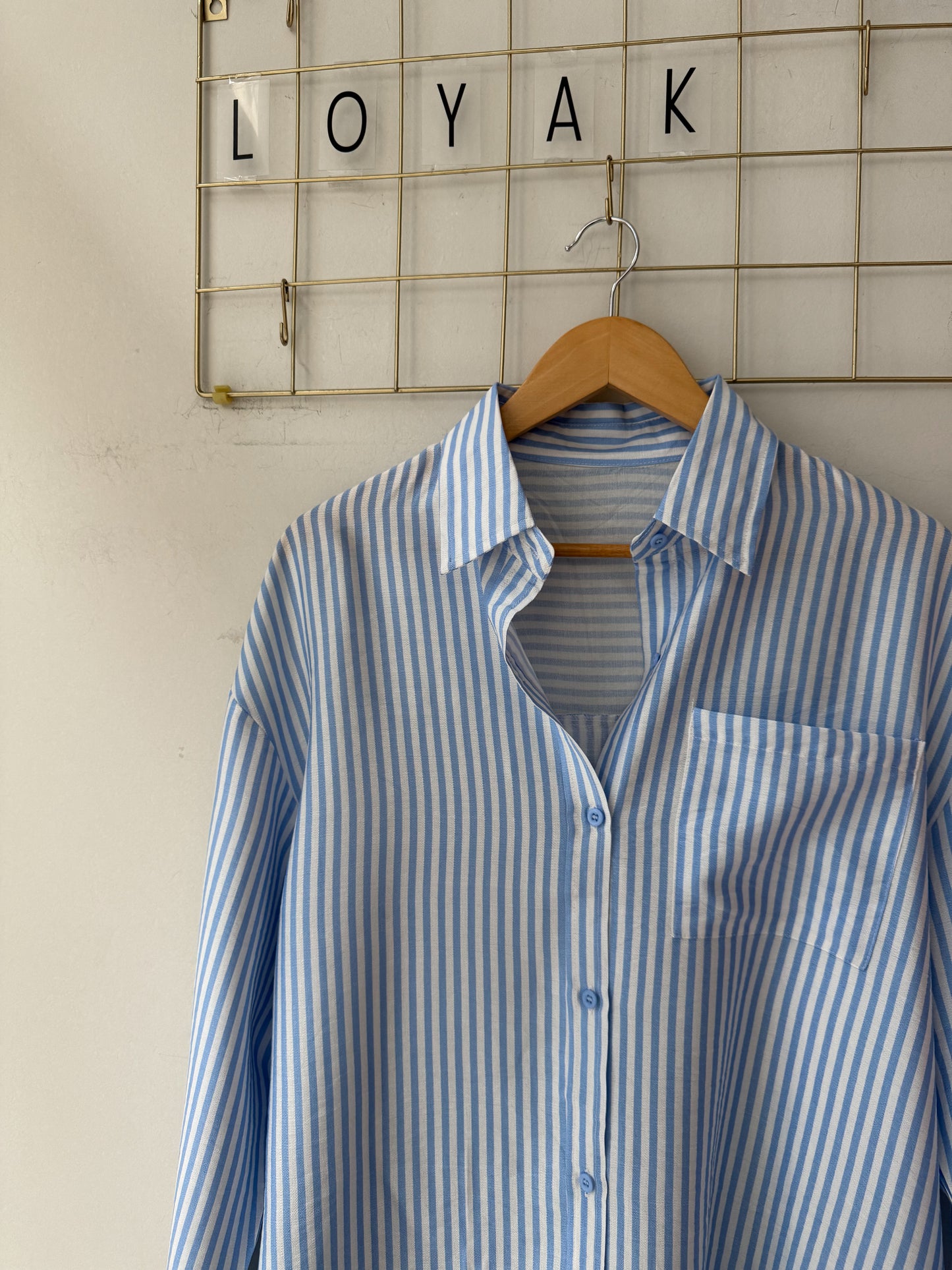 Πουκάμισο ριγέ ILAND light blue