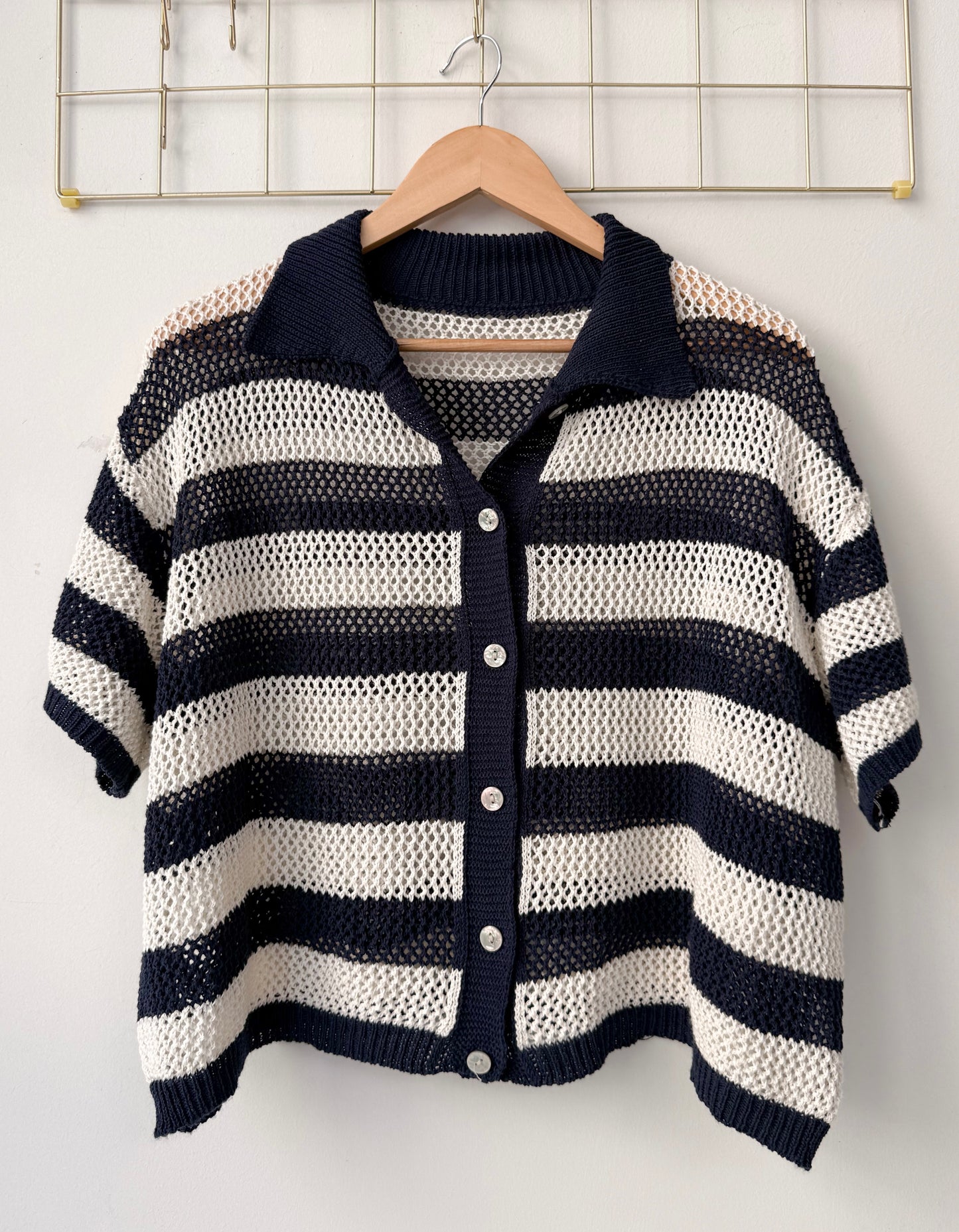 Μπλούζα πλεκτή SARAN navy blue