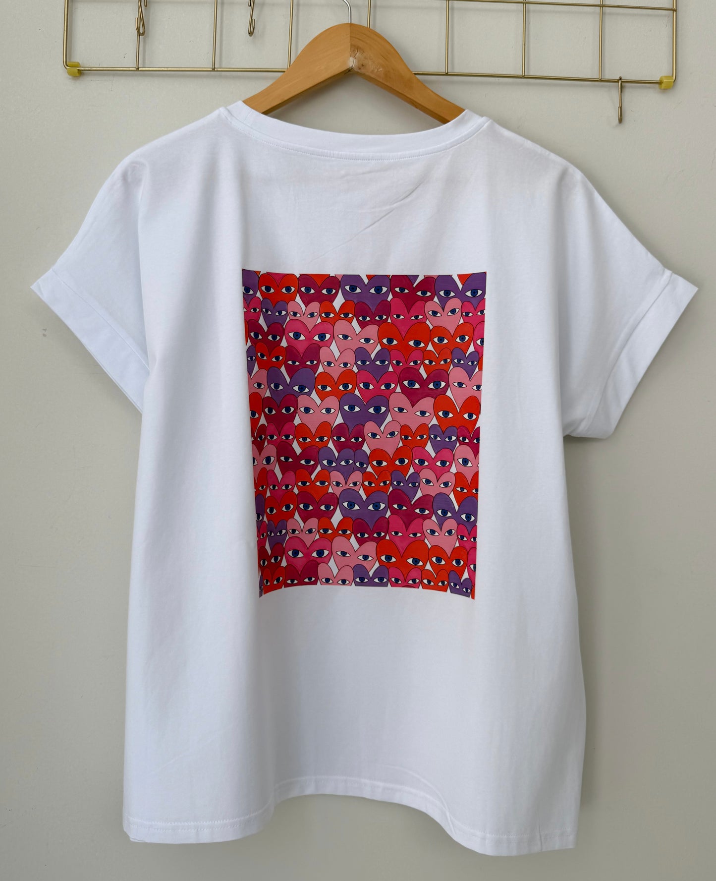 T-shirt HEART white