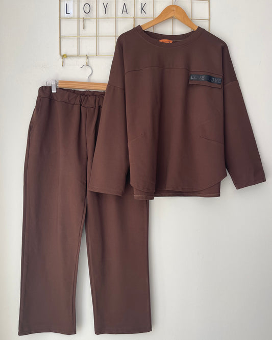 Σετ FALL-IN-LOVE brown