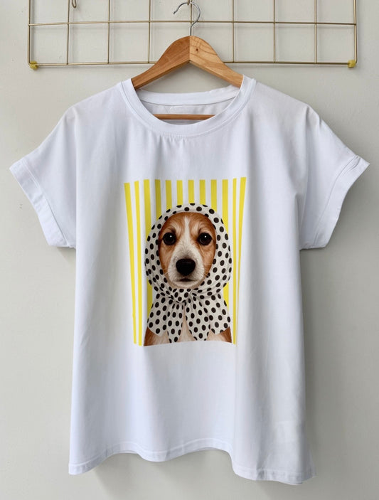 T-shirt με σχεδίο RICHIE yellow