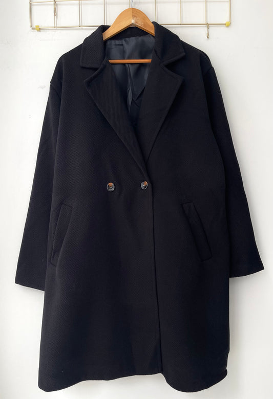 Παλτό BIG HUG black