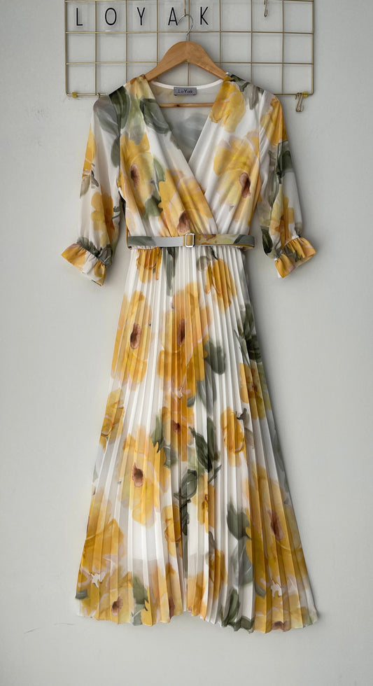 Φόρεμα FLEUR yellow