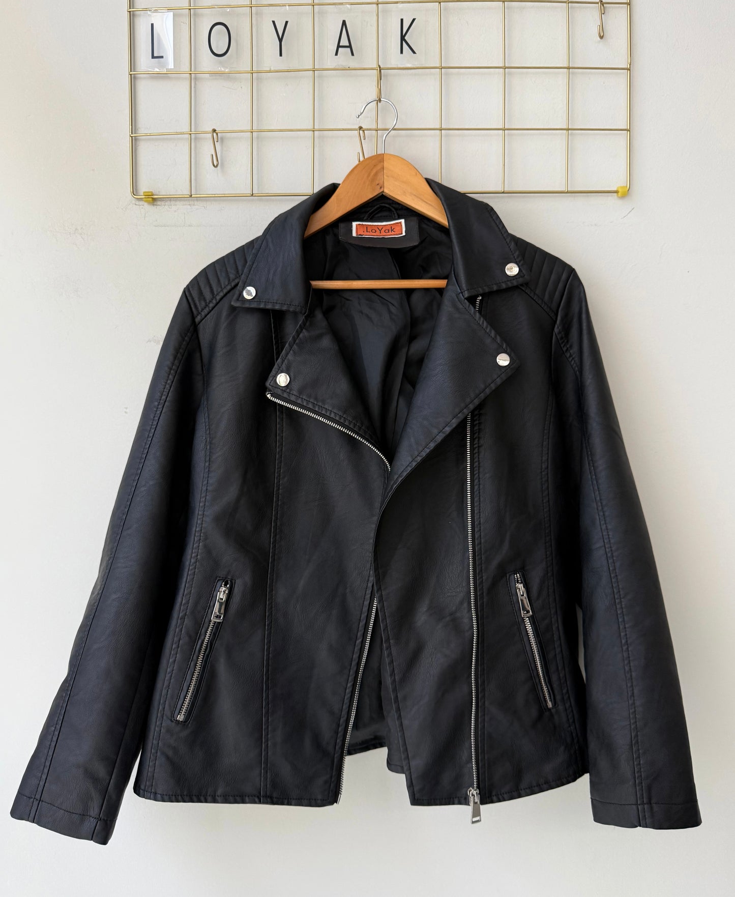 Μπουφάν eco leather KATRIN black