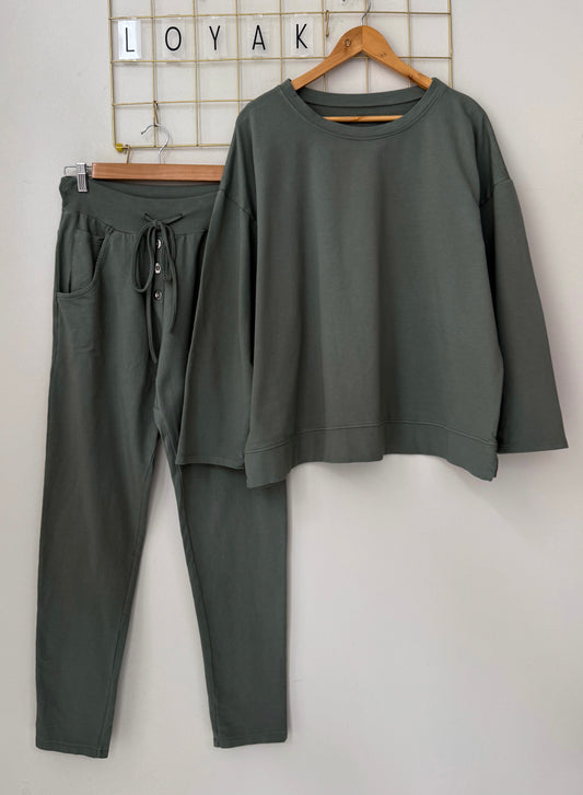 Σετ βαμβάκι LOTTO khaki