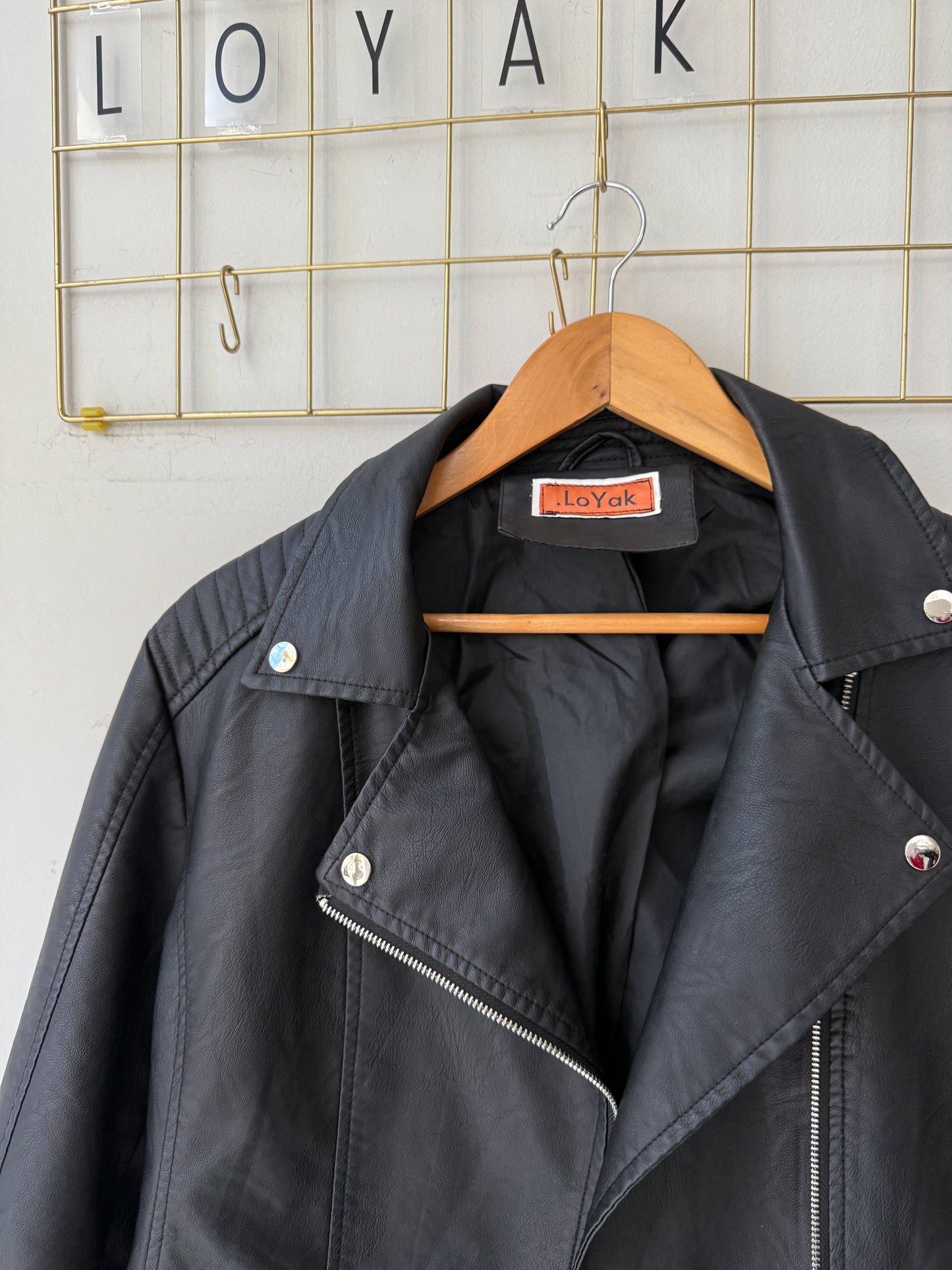 Μπουφάν eco leather KATRIN black