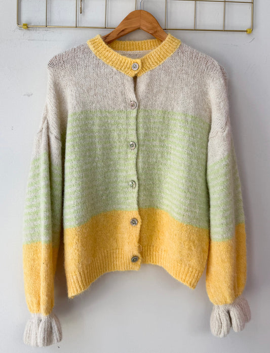 Ζακέτα πλεκτή HADARI yellow