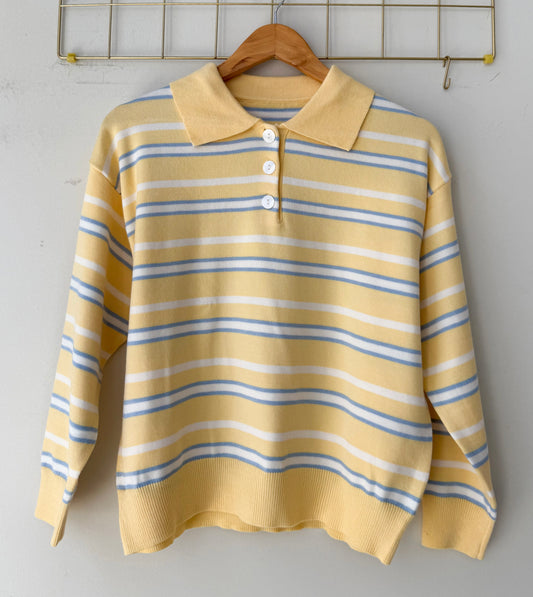 Μπλούζα με γιακά ORLANDO yellow