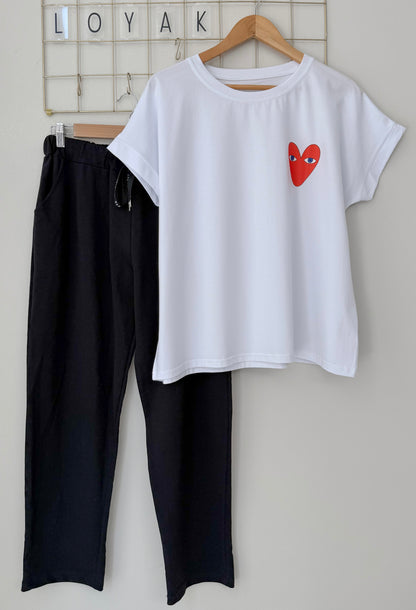 Σετ HEART black