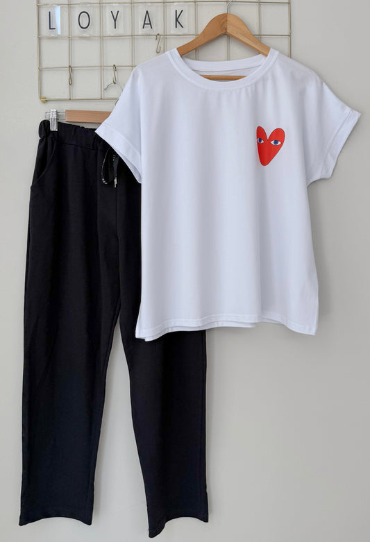 Σετ HEART black