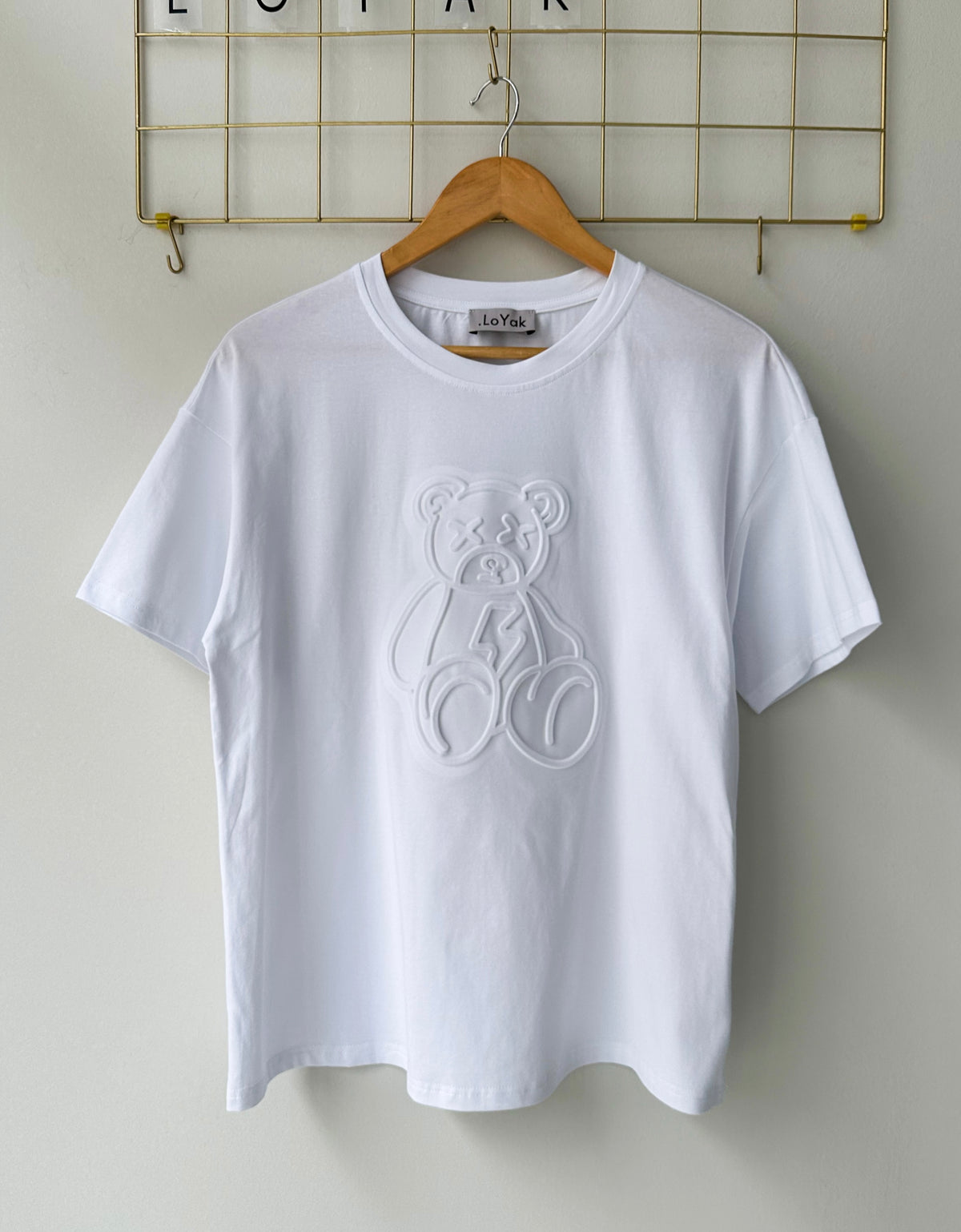 T-shirt με σχεδίο BEAR white