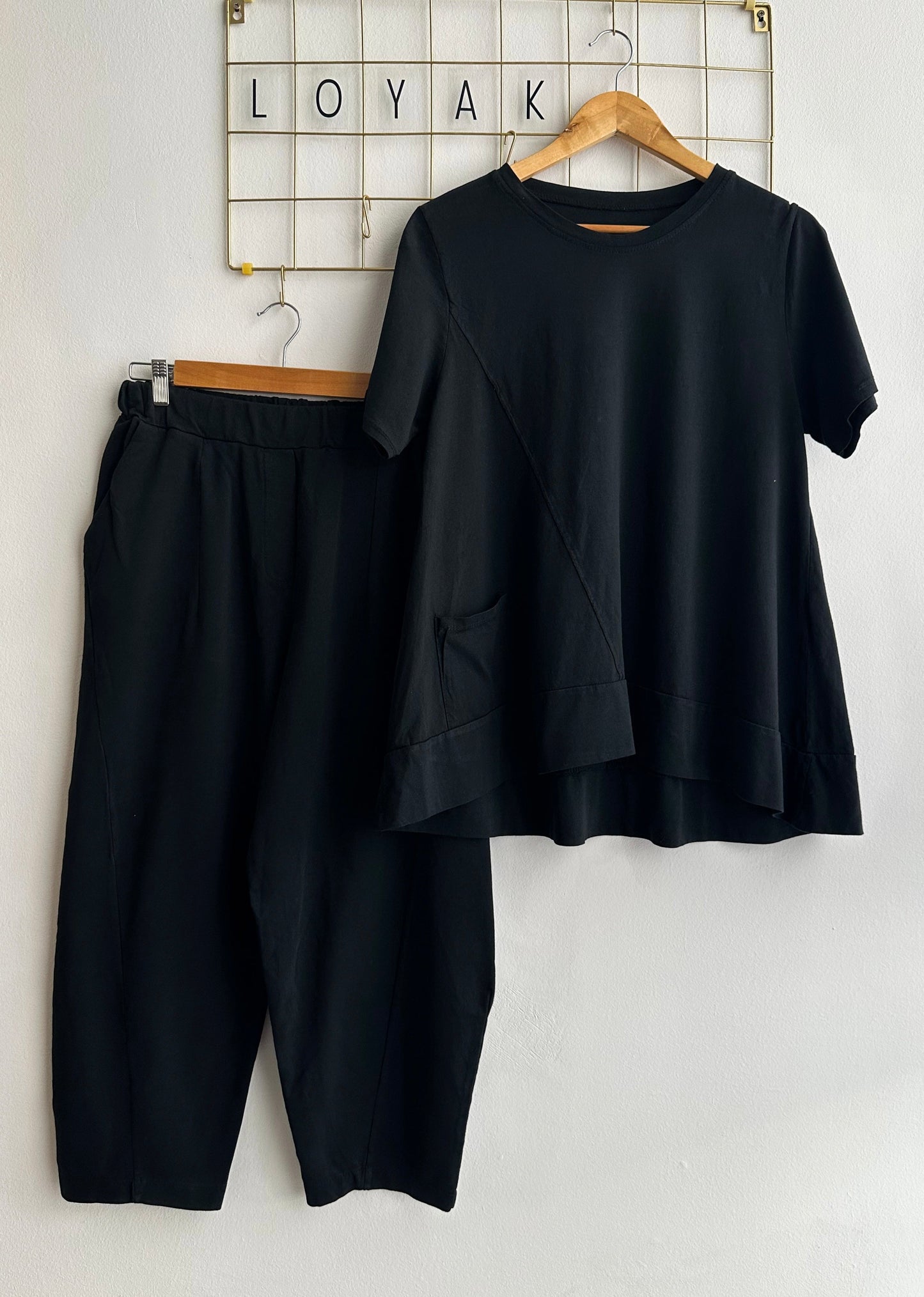 Σετ βαμβάκι Lario black
