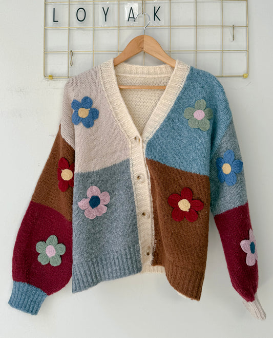 Ζακέτα πλεκτή GARDE flowers