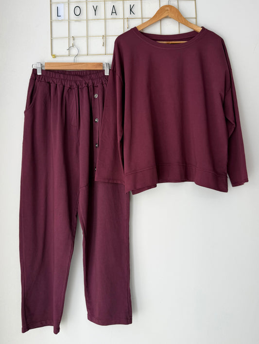 Σετ βαμβάκι SCORE burgundy