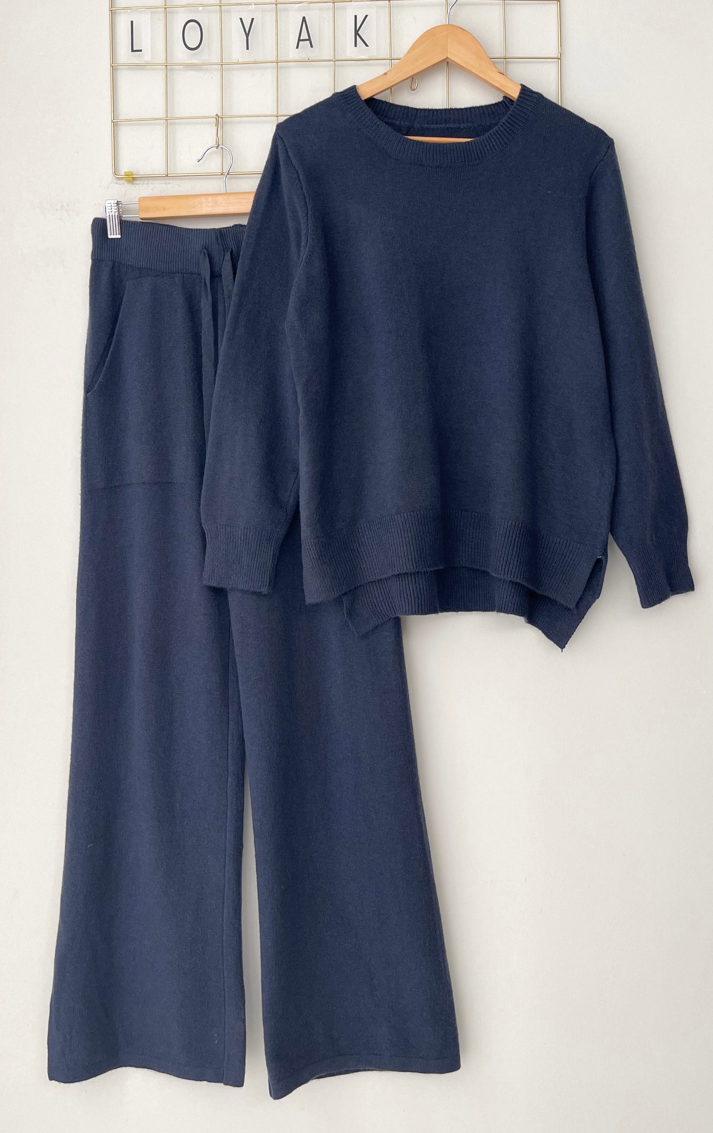 Set πλεκτό DERBY navy blue