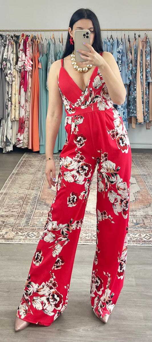 Jumpsuit BEIJING red