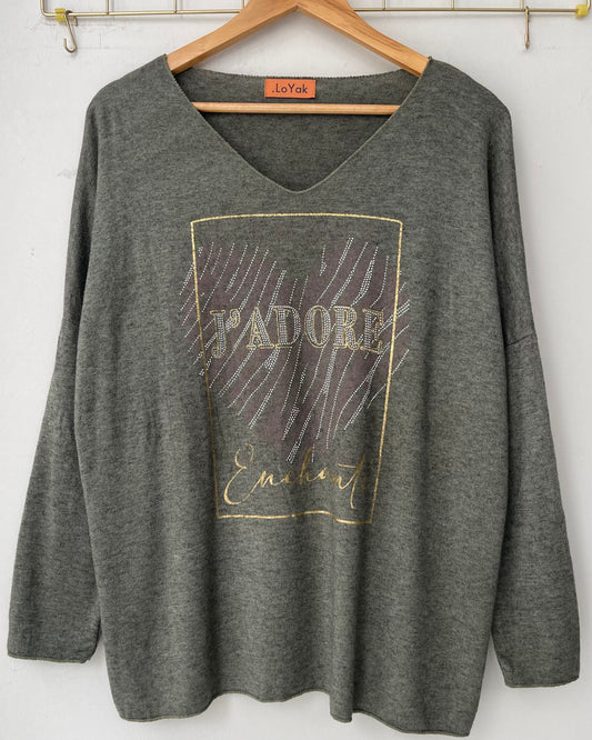 Μπλούζα J’ADORE khaki