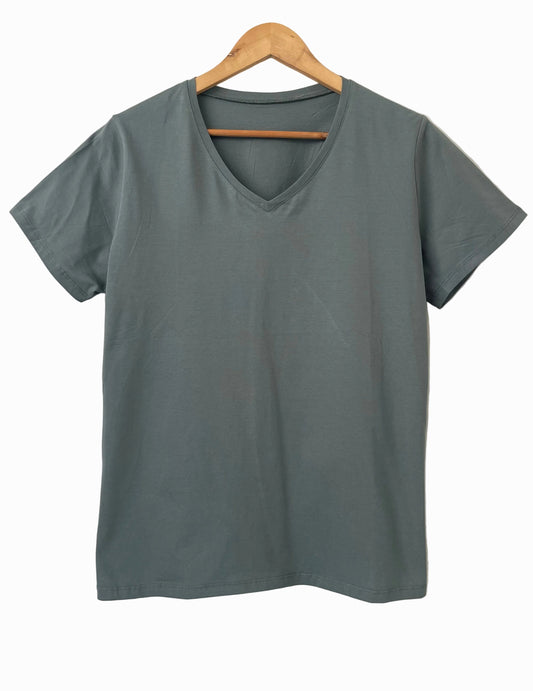 T-shirt BASIC V khaki