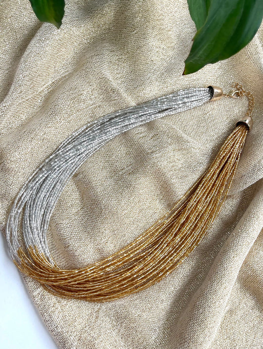 Κολιέ TIMELESS silver/gold