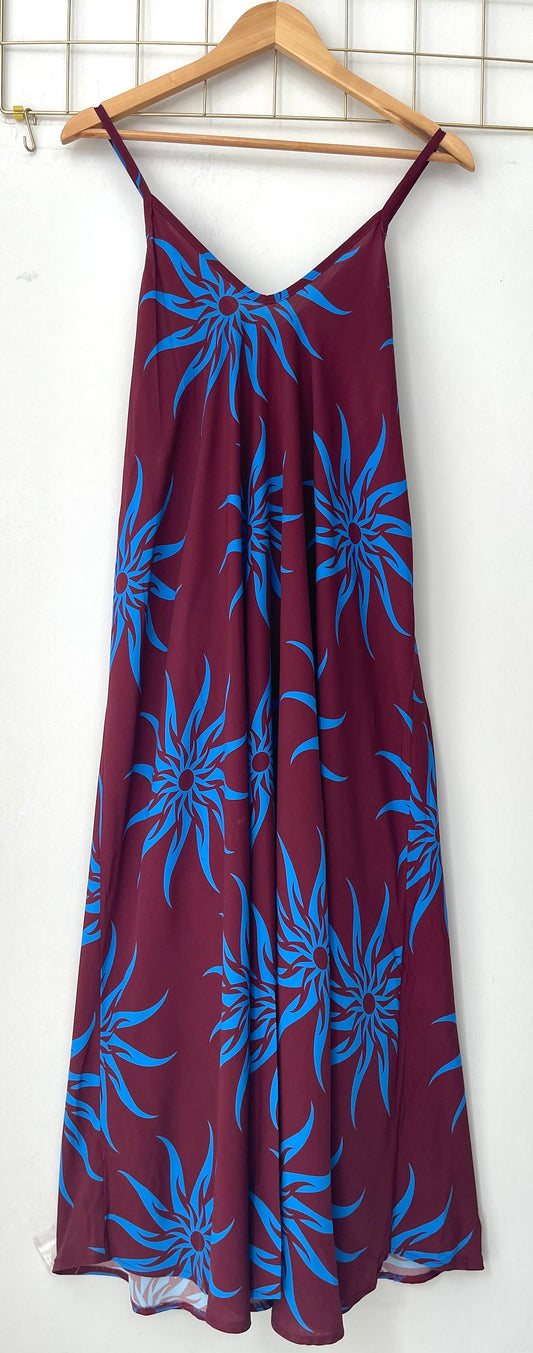 Φόρεμα NAVEENA blue/brown