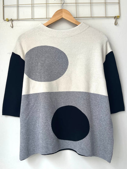 Πουλόβερ RAINCLOUD black/grey/white