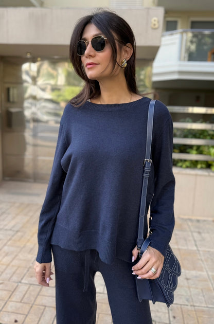 Set πλεκτό DERBY navy blue